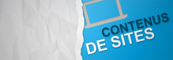 Rédaction de contenus de sites